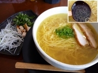 「比内地鶏らーめん（塩） （味濃い目）」@麺屋こころの写真