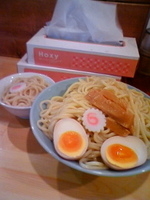 「つけ麺（ドカ盛り）」@めん屋 写楽 東大宮店の写真