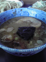 「つけめん+半肉+メンマ」@次念序の写真