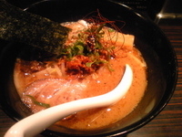 「坦々麺（夜メニュー）」@京鰹節つけ麺 愛宕 ATAGOの写真