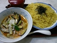 「ナス味噌つけ麺」@玉も亭 岩槻店の写真
