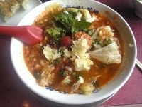 「ガーリックトマトラーメン（GTR-V）」@らあめん花月嵐 町田忠生店の写真