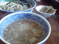 「つけめん+メンマ（別皿）」@らーめん・つけめん 虎心の写真