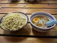 「塩チャーシューつけ麺（980円）+大盛り（無料）」@麺屋たかはしの写真