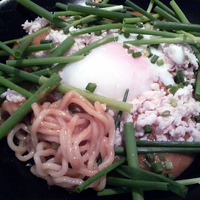 「冷やしカレー麺（￥900）」@かれー麺 実之和 新宿御苑前店の写真