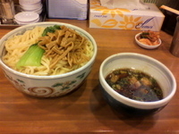 「醤油つけ麺（大+大+メンマ）」@鶴見 塩元帥の写真