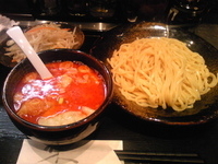 「辛味野菜つけ麺」@つけ麺 さとう 新橋店の写真