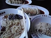 「中華そば+Cセット（餃子+半チャーハン）」@幸楽苑 横浜戸塚店の写真