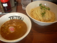 「辛つけ麺」@つけめんTETSU 千駄木本店の写真
