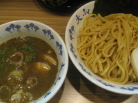 「重厚つけそば+煮玉子」@重厚煮干中華そば 大ふく屋 赤羽店の写真