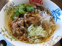 「≪地産地消の日限定≫ 地元野菜の冷汁風￥650」@ラーメン厨房 ぽれぽれの写真