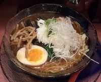 「冷やし茄子とりそば」@らーめん天神下 大喜の写真