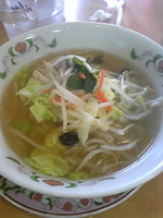 「タンメン」@餃子の王将 石川町店の写真