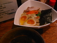 「つけ麺+煮玉子」@つけ麺専門店 きじ亭の写真