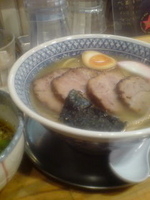 「流星つけ麺（醤油味）+チャーシュー」@流星軒の写真