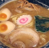 「味玉そば」@麺彩房 西日暮里店の写真