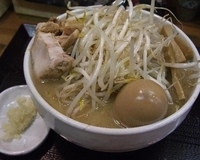 「味玉味噌ラーメン（野菜大盛り・にんにく）」@味噌麺処 花道庵の写真