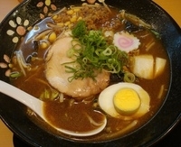 「味噌ラーメン、餃子」@餃子の王将 早稲田夏目坂通り店の写真