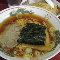 「ラーメン+半チャーハン（￥750）」@おおむらの写真