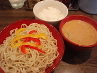 「タイかれーつけめん（850円）大盛（無料）（450g）+半ライス」@つけめん・らーめん活龍 本店の写真