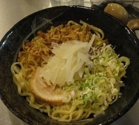 「香味油そば（大）+味付け玉子」@紅蓮の写真