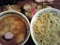 「もりそば（大）+チャーシュー+メンマ+味玉」@まる福 大勝軒 江古田駅前店の写真