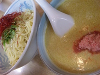 「カオサンドラゴン～タイ風カレーつけめん～（中盛） 850円+10」@Dragon Noodle's ドラゴンラーメンの写真