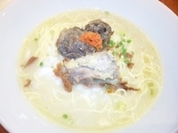 「軍鶏水炊きらーめん700円」@鳥料理 有明の写真