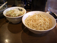 「ネギ辛味噌つけめん（大盛/あつもり）」@TETSU 品川店の写真