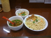 「つけ麺大盛・野菜トッピング」@ぼり・うむ 西早稲田本店の写真