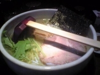 「塩ラーメン+餃子+小ライス」@ラーメン 麺たつの写真