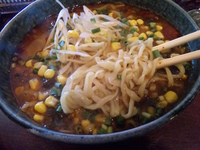 「俺流味噌ミルクトマトカレーラーメン（麺1.5玉/辛口） 850円」@Ben-Bellaの写真