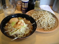 「「つけ麺（中300㌘）+味玉（￥650+100）」」@どてちんの写真