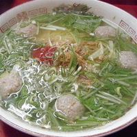 「ミーバソ（ミートボール入りラーメン￥680）」@ジャカルタラーメンの写真