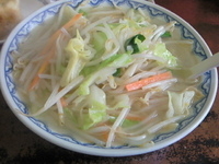 「タンメン（700円）」@ひさご亭 大野店の写真