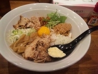 「まぜそば」@つけ麺 R&Bの写真