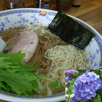 「塩ラーメン」@無添加らーめん舗 星の写真