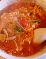 「トマトラーメン」@居酒屋 ミッコの写真