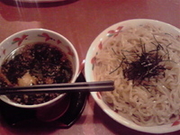 「醤油もりそば（太麺）￥750 味玉（クーポン）」@らーめん天神下 大喜の写真