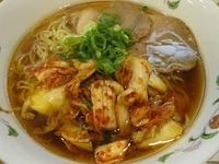 「キムチラーメン504円（クーポンにて餃子無料）」@餃子の王将 柏松ヶ崎店の写真