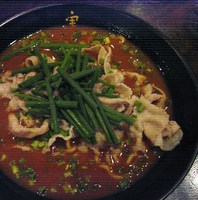 「かれー麺 小盛（並盛の麺半分） 600円」@かれー麺 実之和 六本木店の写真