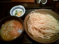 「とろろ山芋つけめん 930円 + 味玉 100円」@三ツ矢堂製麺 高田馬場店の写真