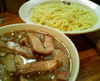 「肉入りつけそば」@麺 髙はしの写真