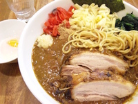 「（6月限定）カレーまぜそば（中盛）650円」@山勝軒の写真