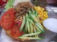 「夏野菜の味噌冷やし中華」@魚介系醤油拉麺専科 海空土の写真