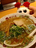 「あっさり（細麺）」@天下一品 本川越店の写真