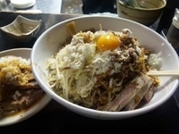 「まぜそば」@匠神角ふじ 柏店の写真