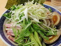 「まぜそば（あつもり） 780円」@らーめん 凌駕の写真