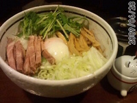 「こってり汁なし（750円）+ばくだん・にんにく（無料）」@麺屋 旬の写真