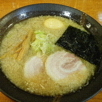 「こってり味玉ラーメン（もっとこってり）+大盛」@らーめんかんのの写真
